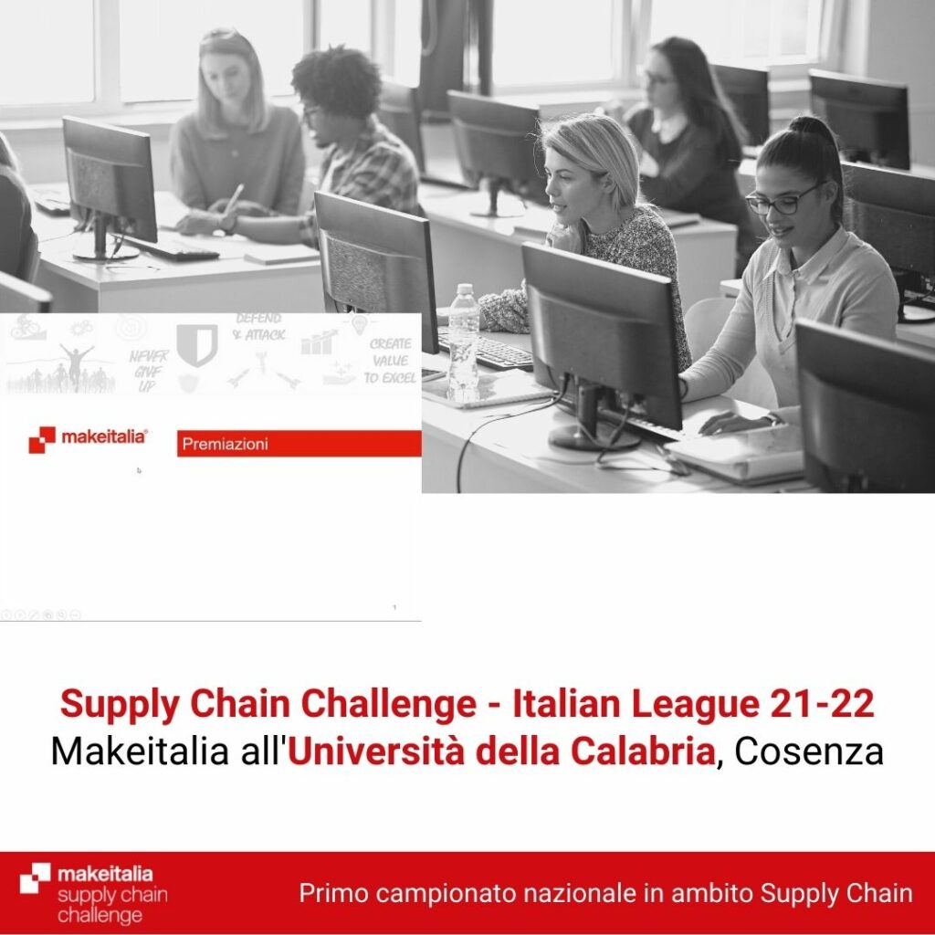 supply chain challenge makeitalia cosenza