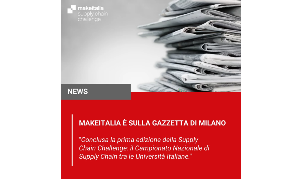 makeitalia supply chain challenge