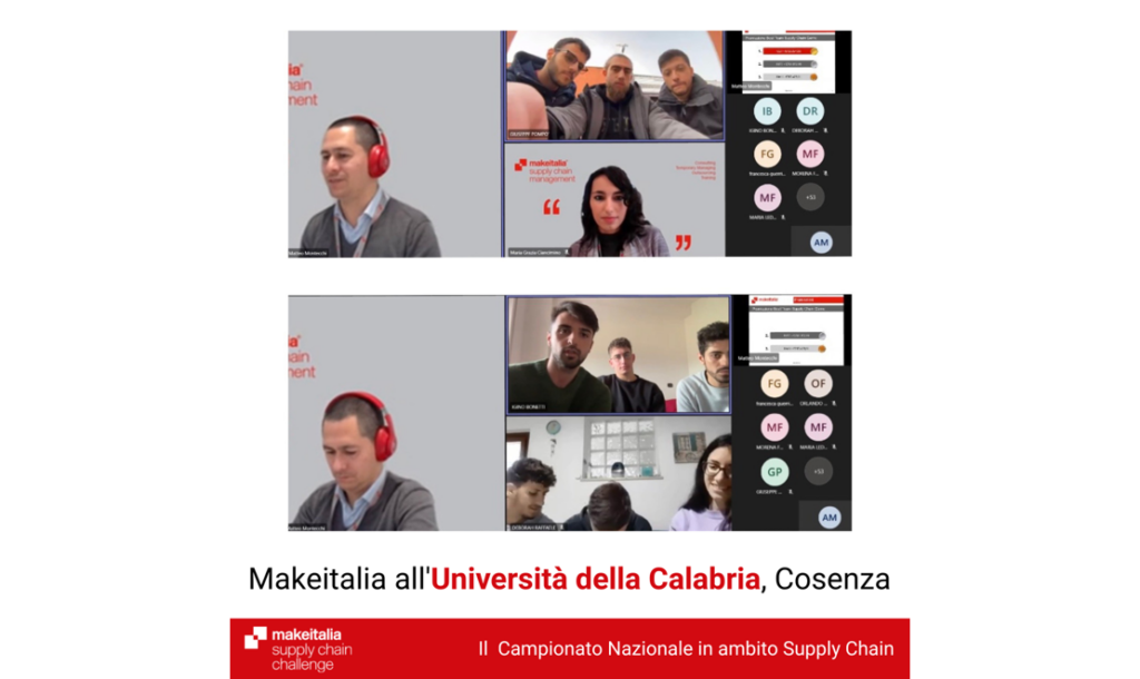 supply chain challenge cosenza makeitalia