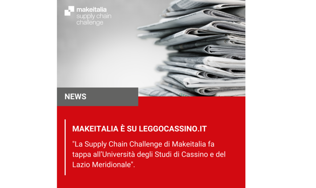 supply chain challenge cassino makeitalia