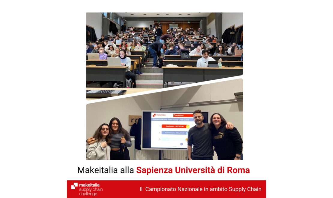 Makeitalia alla Sapienza Università di Roma