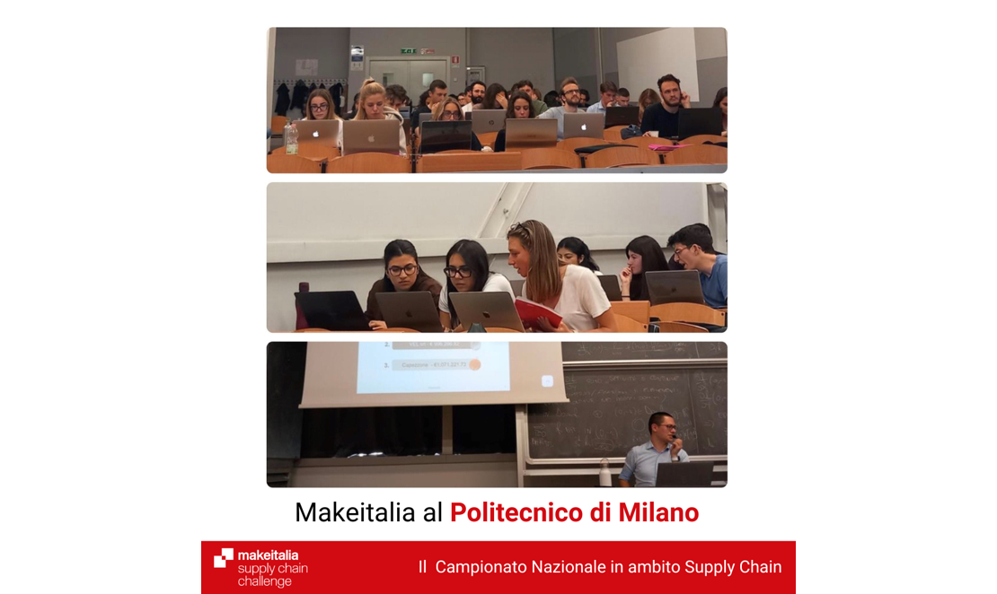 Makeitalia torna al Politecnico di Milano