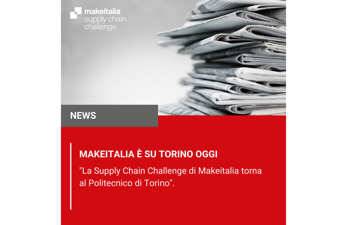 La Supply Chain Challenge fa tappa al Politecnico di Torino