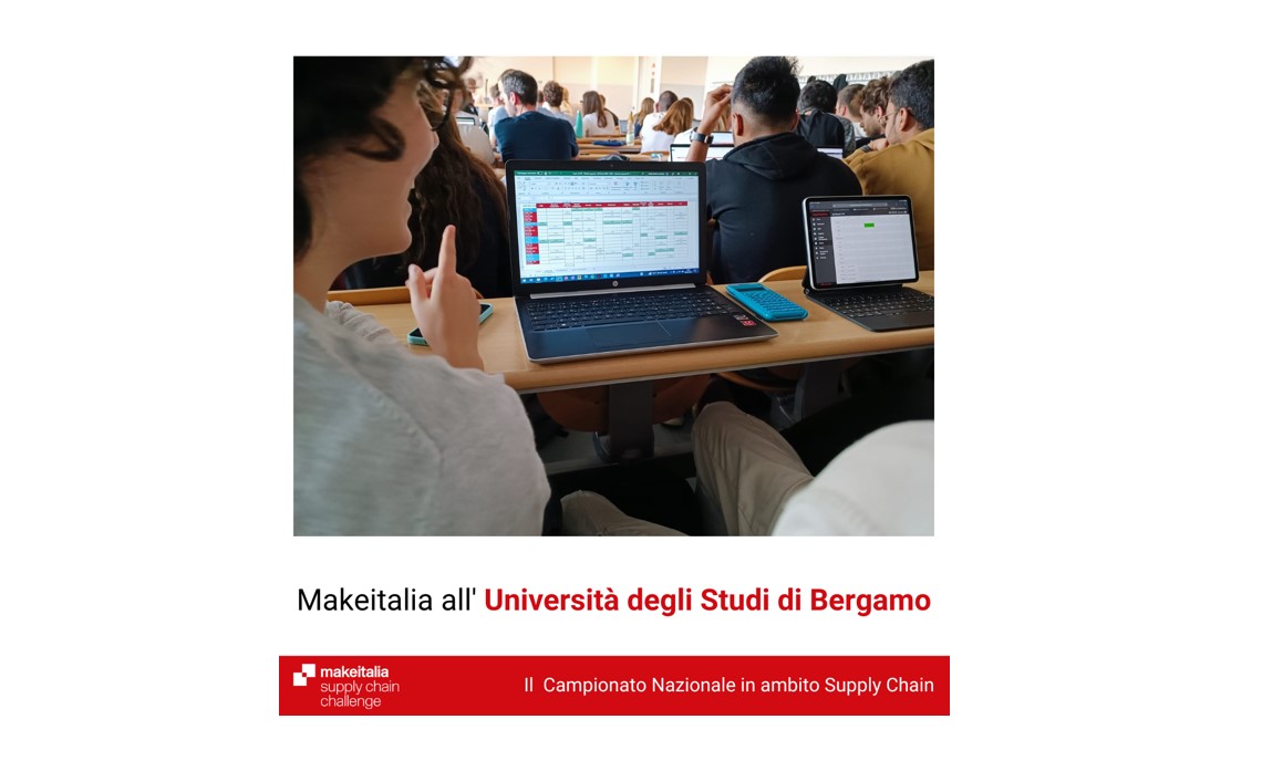 Makeitalia torna all’Università degli Studi di Bergamo