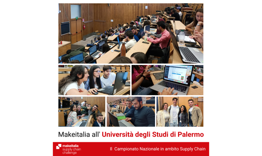 makeitalia all'università di palermo con la supply chain challenge