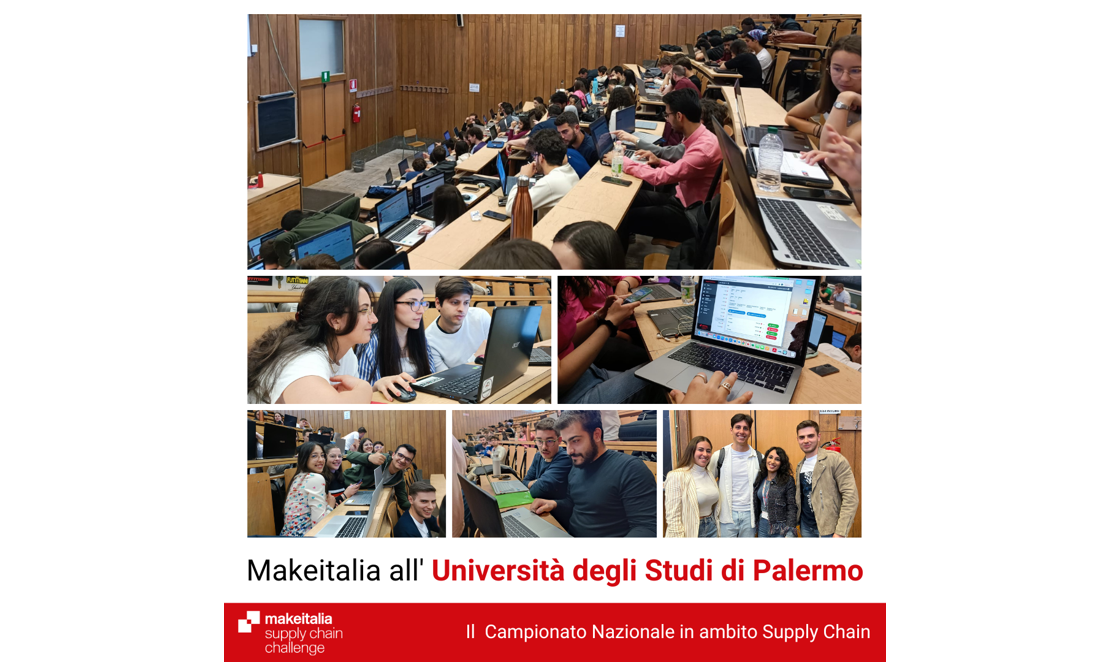 Makeitalia all’Università degli Studi di Palermo