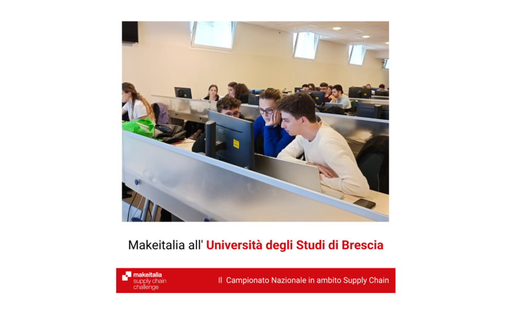 A Brescia la Supply Chain Challenge di Makeitalia