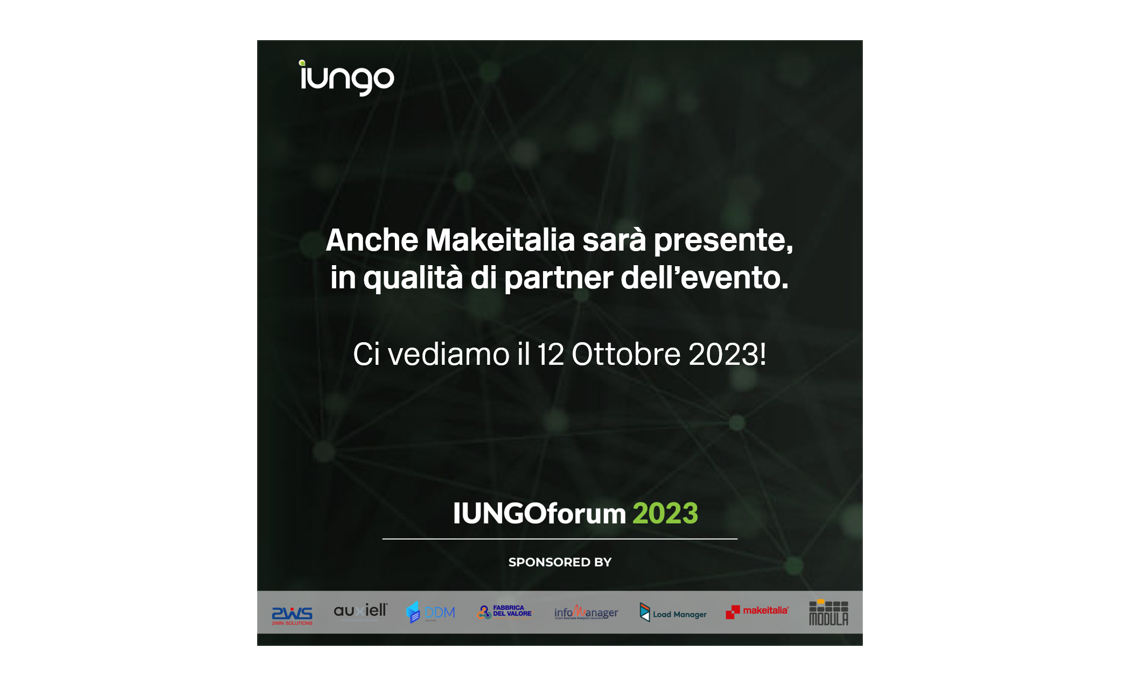 Makeitalia allo IUNGOForum 2023