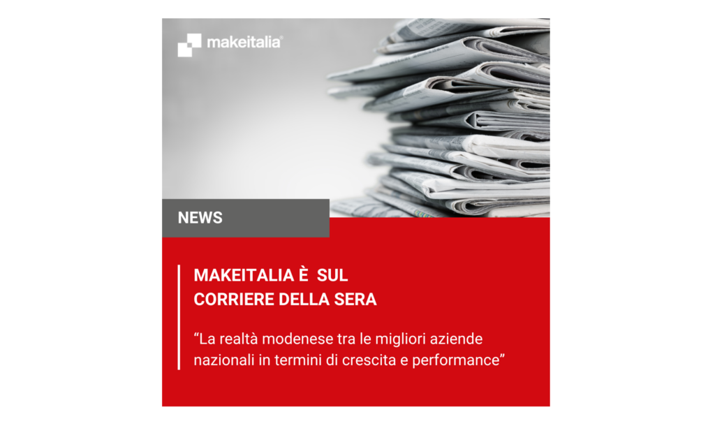 riconoscimenti makeitalia sul corriere della sera