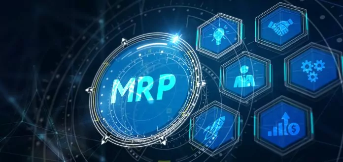 MRP interface for requirements planning and production management