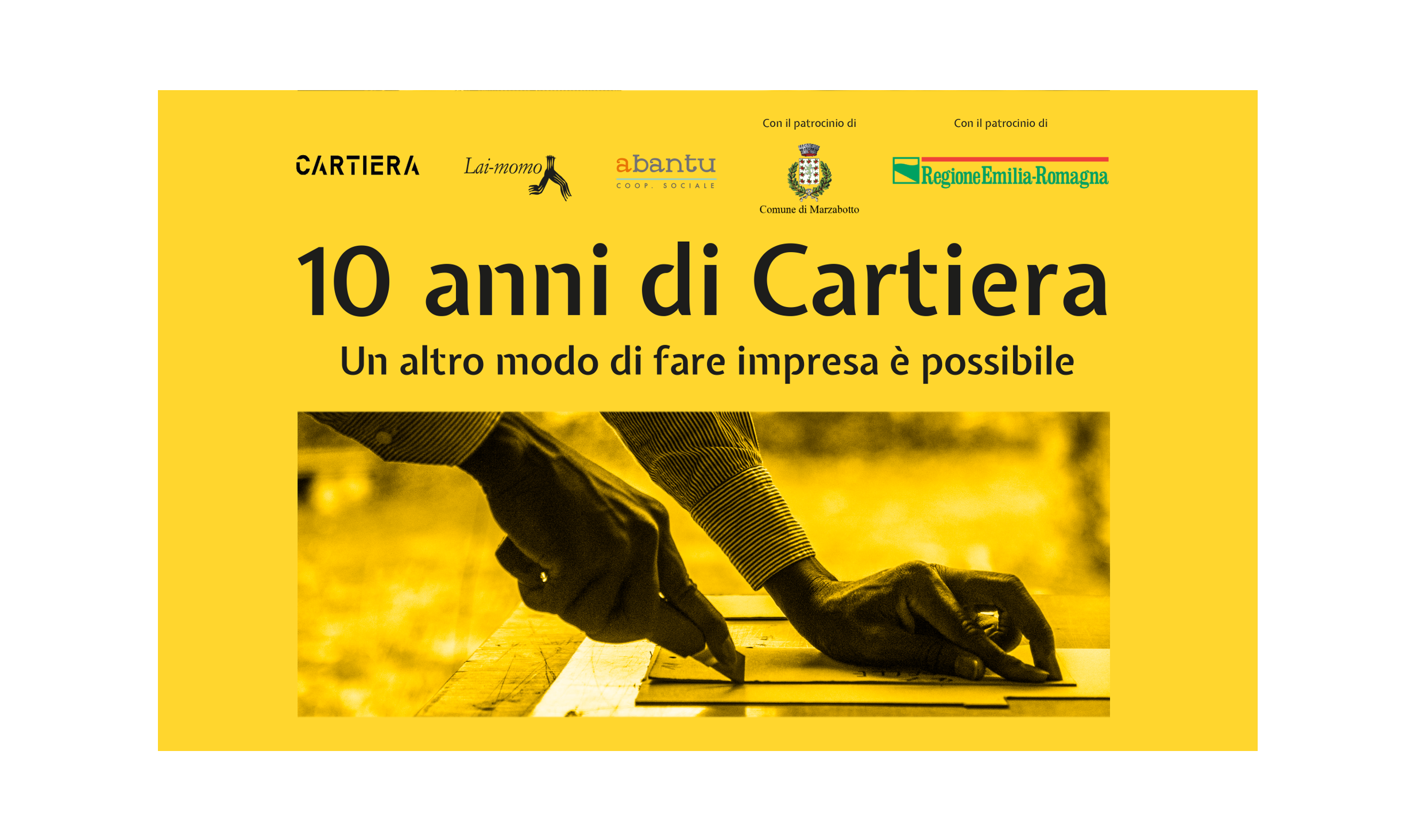 10 anni Cartiera, Makeitalia sponsor evento