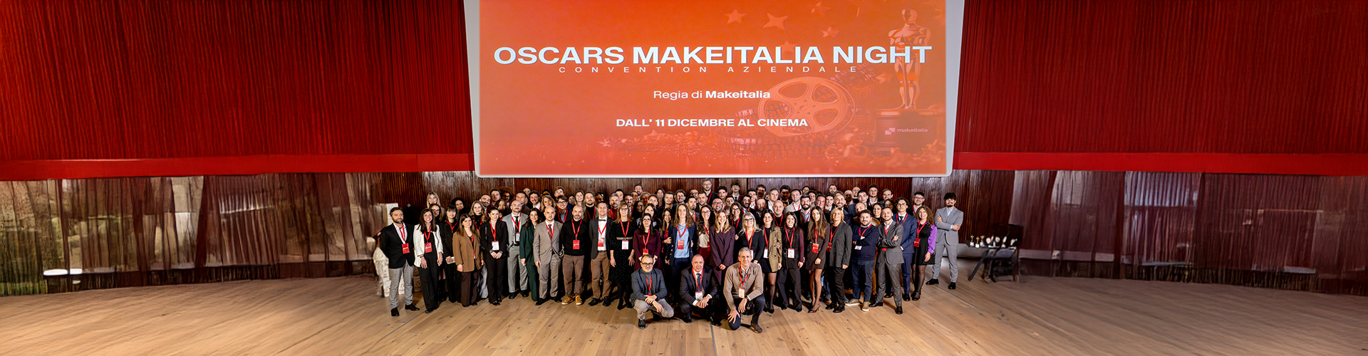 Gruppo Makeitalia durante un evento aziendale dedicato ai professionisti della Supply Chain