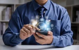 Professional analyzing digital data for Supply Chain process control