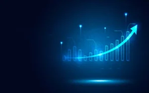 Growing digital graph for monitoring corporate performance