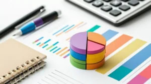 Business charts and reports for Supply Chain performance analysis